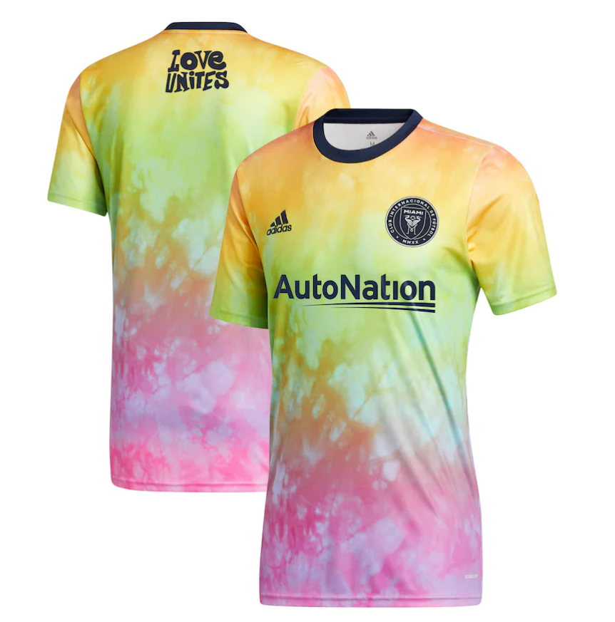 2021/22 Inter Miami Pride Pre-Match Soccer Jersey Shirt